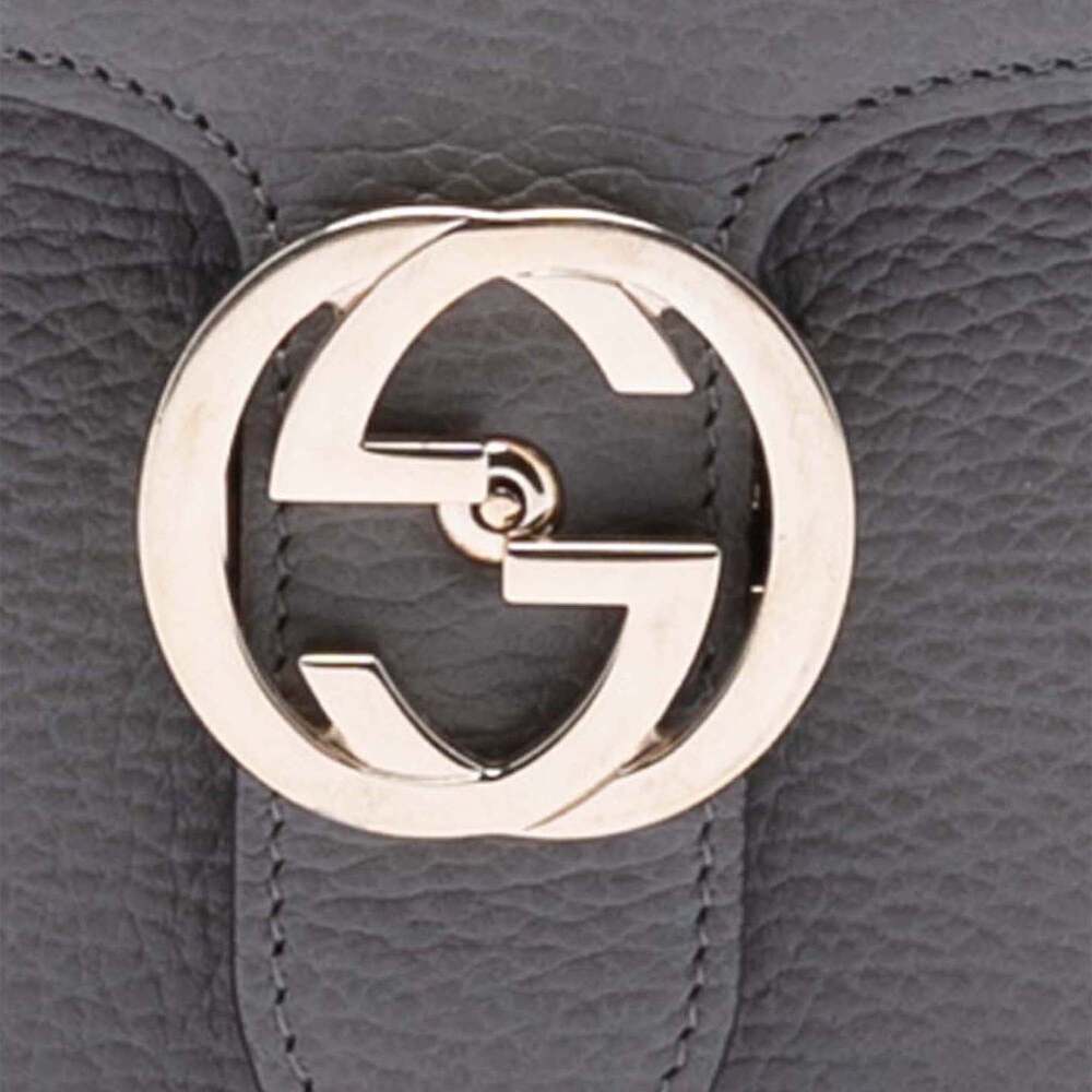 Gucci Interlocking Shoulder Bag Leather #251175G83B - Picture 7 of 8